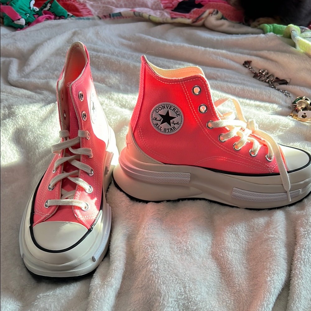 NEW Converse Women's High-Top Sneakers - Pink